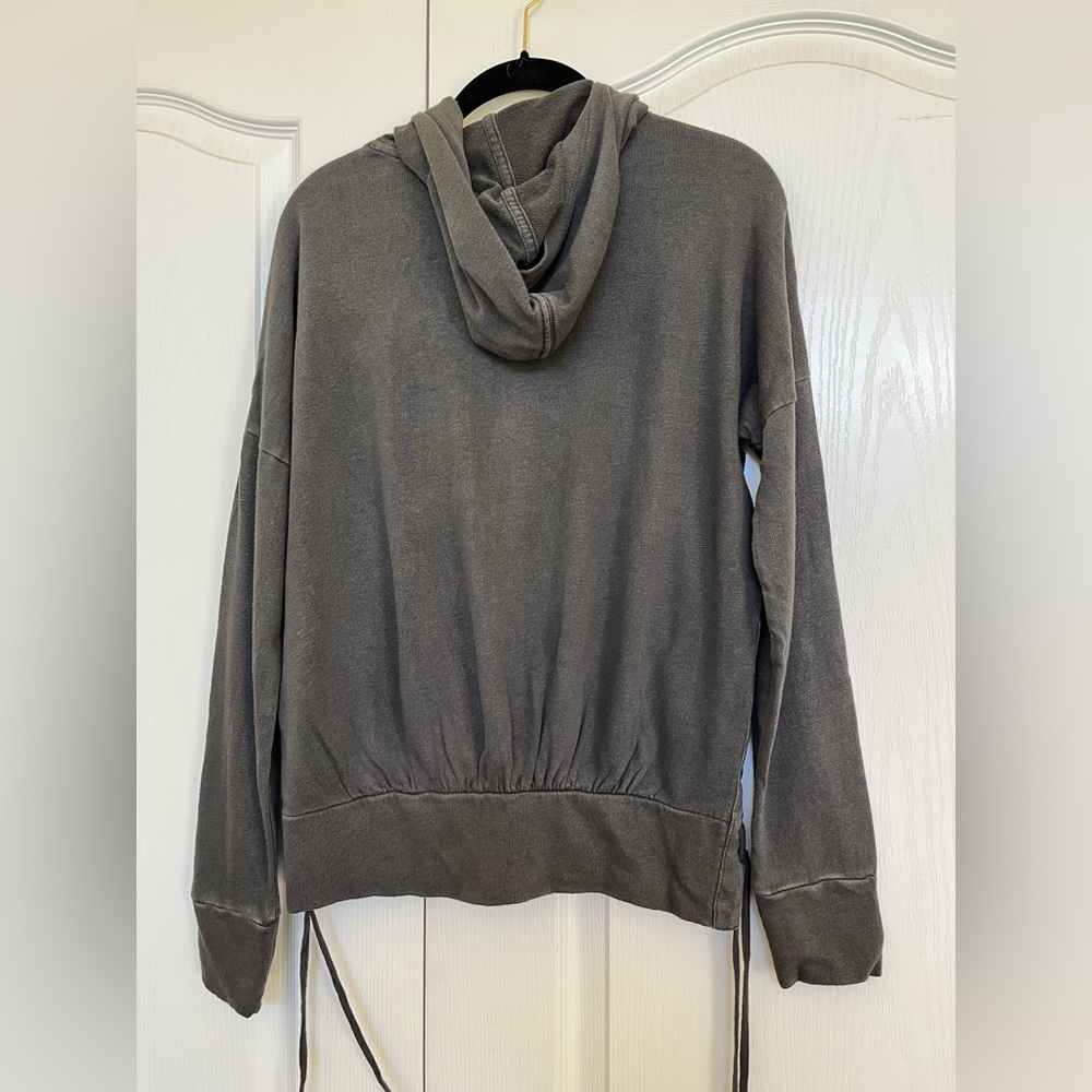 Lucky Brand Dark Gray Floral Hoodie - Picture 5 of 8